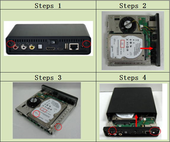 hdd install