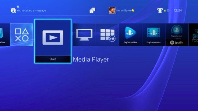 media player on ps4